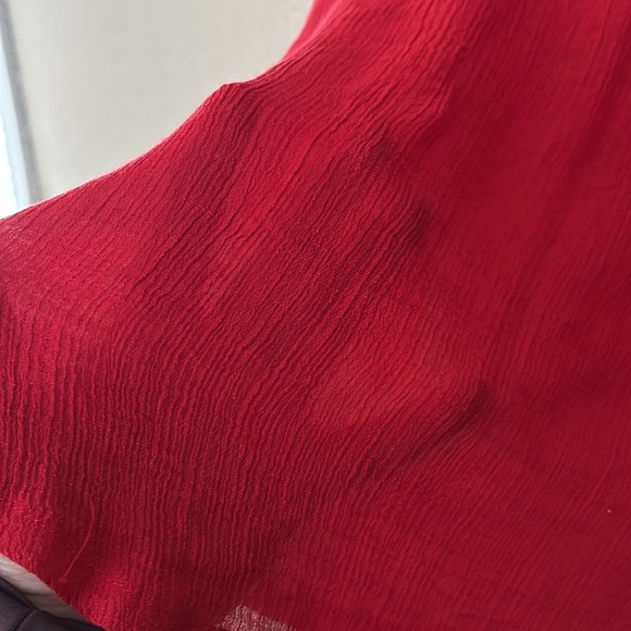 Women’s Plus Marie Gabrielle Red Top, 1X - Picture 5 of 7